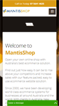 Mobile Screenshot of mantisshop.com.au
